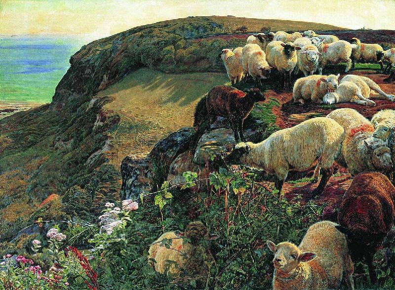 William Holman Hunt Unsere englische Kuste oil painting picture